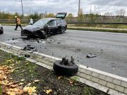 Verkehrsunfall mit auslaufendem Treibstoff